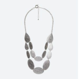NWT Bancroft Metal Oval Layered Necklace